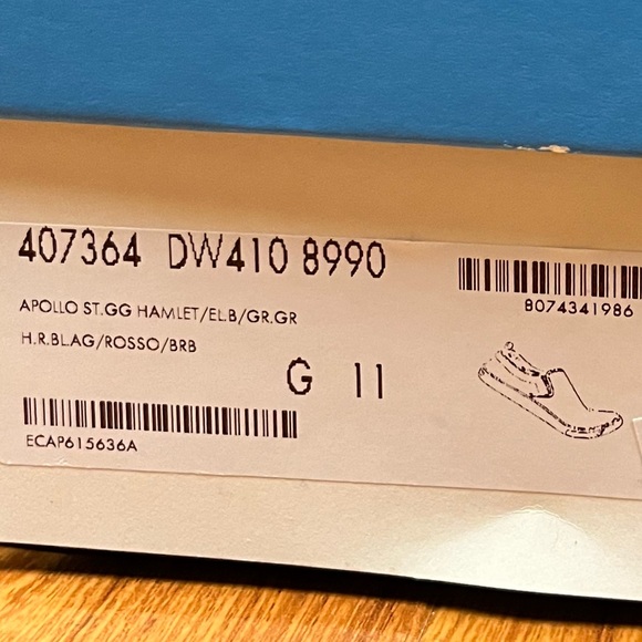 Gucci Red Ghost Dublin Slip-On Sneakers - Picture 2 of 6